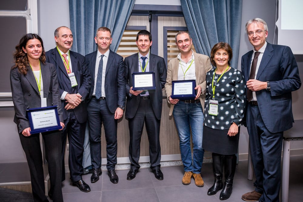 Roberto Stefanini con gli Alumni School of Management Award 2016